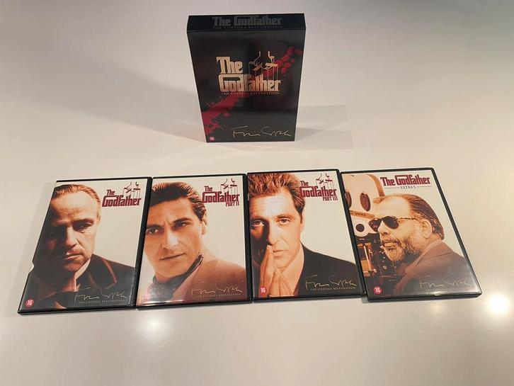 The Godfather Trilogy – (Complete DVD Box), Cd's en Dvd's, Dvd's | Tv en Series, Zo goed als nieuw, Drama, Boxset, Vanaf 16 jaar