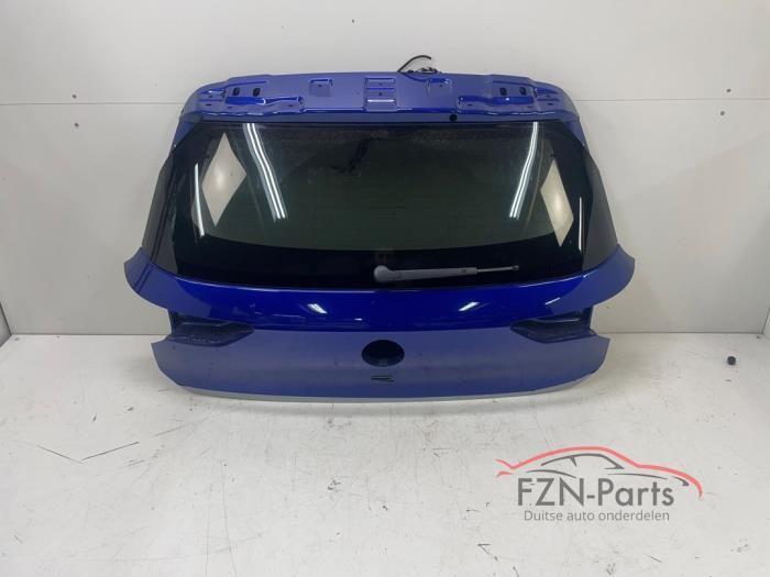 VW Golf 8 5H R Achterklep Blauw Privacy glas, Auto-onderdelen, Carrosserie, Achterklep, Achter, Gebruikt, Ophalen of Verzenden