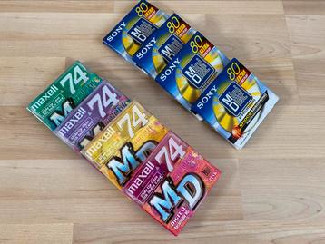 Minidisc schijfjes. beschikbaar voor biedingen