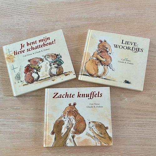 3 boekjes van Carl Norac - Je bent mijn lieve schattebout!, Boeken, Prentenboeken en Plaatjesalbums, Zo goed als nieuw, Ophalen