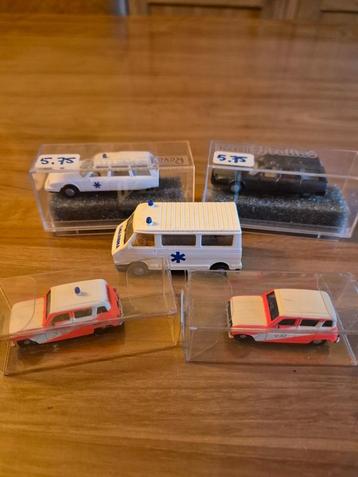 Lot de 5 voitures miniatures HO beschikbaar voor biedingen