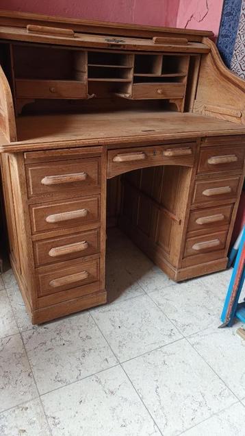 Magnifique bureau à volets ancien de la première moitié du 2, Antiquités & Art, Enlèvement
