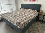 Boxspring Ikea Dunvik 180 x 200 , grijsblauw., Huis en Inrichting, Ophalen, Gebruikt, Tweepersoons, 180 cm