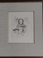 Rembrandt  Ets  herdruk   Portretten, Antiek en Kunst, Kunst | Etsen en Gravures, Verzenden