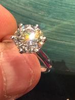 Zeer mooie natuurlijke diamant 2.55ct met certificaat HRD, Handtassen en Accessoires, Ringen, Ophalen, Nieuw