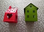 Metalen huisjes (theelichthouders), Diversen, Kerst, Ophalen of Verzenden, Zo goed als nieuw