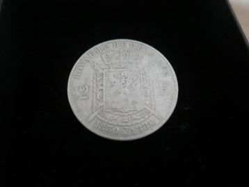 Piece de 2 francs belges 1880