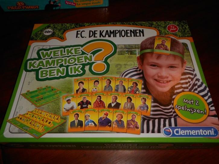 Gezelschapsspel: Welke kampioen ben ik?, Hobby en Vrije tijd, Gezelschapsspellen | Bordspellen, Zo goed als nieuw, Een of twee spelers