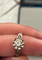 18k witte goud, Handtassen en Accessoires, Ringen, Ophalen, Zo goed als nieuw, Goud