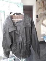 Heren vest in leer zwart maat 50 in mooie staat., Kleding | Heren, Ophalen, Gedragen, Maat 48/50 (M), Zwart