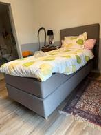 Boxspring 90x200 met hoofdbord & topper!, 90 cm, Enlèvement, 200 cm, Modern