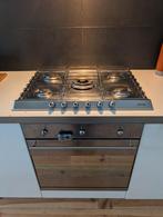 Smeg inbouw RVS kookplaat (gas) + oven, Elektronische apparatuur, Ophalen, Inbouw, Gas