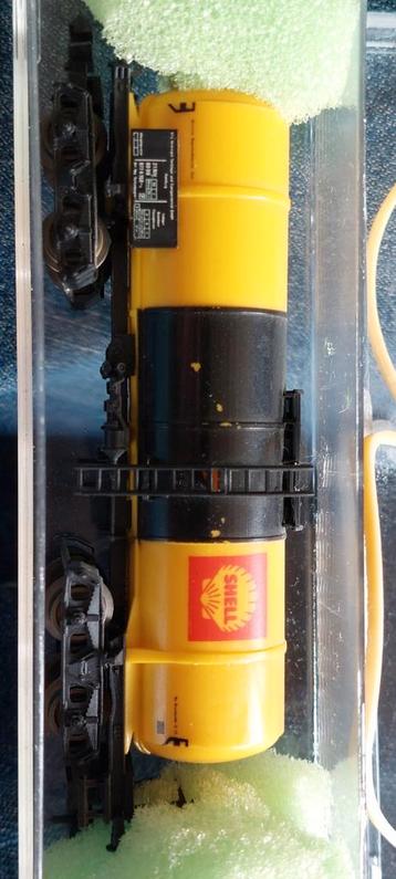 NLK 0719 FLEISCHMANN SHELL TANKWAGON 4-ASSER 1/160 beschikbaar voor biedingen