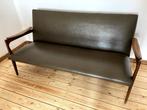 Bank mid-century, Huis en Inrichting, Zetels | Zetels en Chaises Longues, Ophalen, Minder dan 75 cm, 150 tot 200 cm, Driepersoons