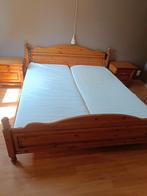 Bed met elektrische lattenbodem (2x) + matrassen, Huis en Inrichting, Ophalen, Gebruikt