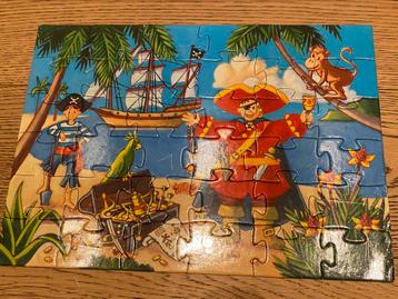 Puzzel Djeco “de piraat en de schat” - 36 stukken