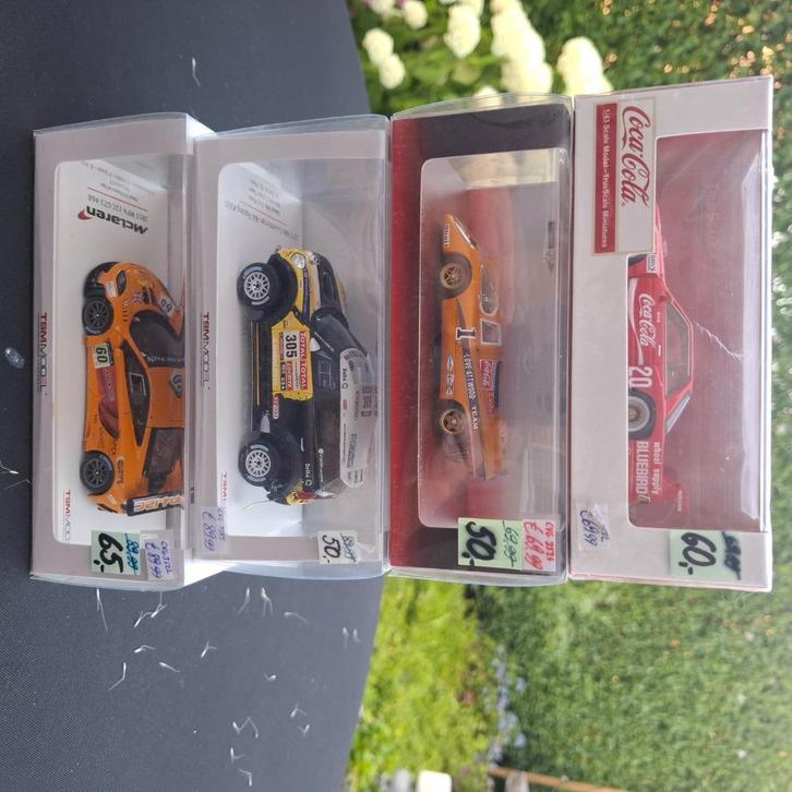 4  1/43 TSM Models (Nissan-Porsche-Mini-McLaren), Hobby en Vrije tijd, Modelauto's | 1:43, Nieuw, Auto, Overige merken, Ophalen of Verzenden