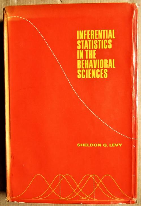 Inferential Statistics in the Behavioral Sciences - 1968, Livres, Livres d'étude & Cours, Utilisé, Enseignement supérieur, Envoi