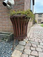 Vuurkorf + bloempot met planten, Tuin en Terras, Ophalen, Zo goed als nieuw, Vuurkorf