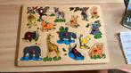 Insteekpuzzel dieren, Ophalen, Gebruikt, Van hout
