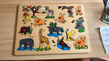 Insteekpuzzel dieren beschikbaar voor biedingen