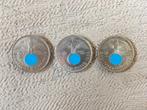 wo2 - Duitse zilveren munten - 2 Reichsmark 1937, '38 en '39, Timbres & Monnaies, Monnaies | Europe | Monnaies non-euro, Série