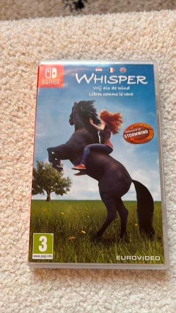 Whisper Nintendo switch spel paarden beschikbaar voor biedingen