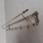 Messing Art Deco wandkapstok, 136 cm breed, Verzenden, Wandkapstok
