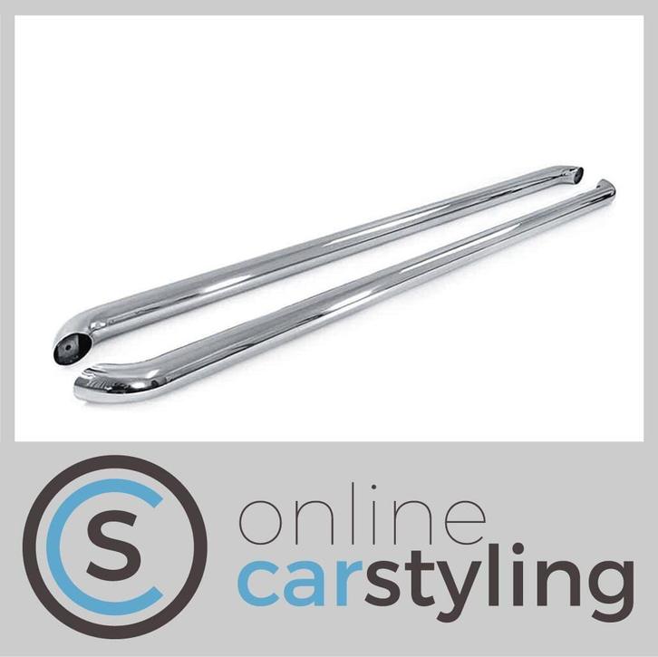 Sidebars VW Transporter T6 / T6.1 RVS Gepolijst L1 / L2, Auto-onderdelen, Carrosserie, Volkswagen, Nieuw, Ophalen of Verzenden