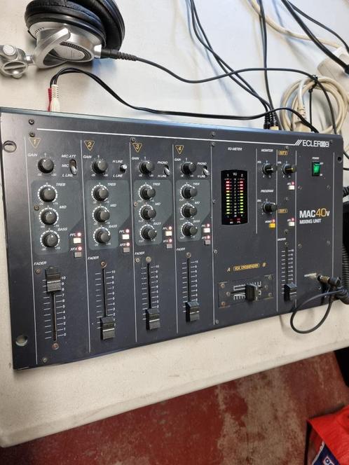 mengpaneel Ecler 40V, Muziek en Instrumenten, Mengpanelen, Gebruikt, Microfooningang, Ophalen of Verzenden