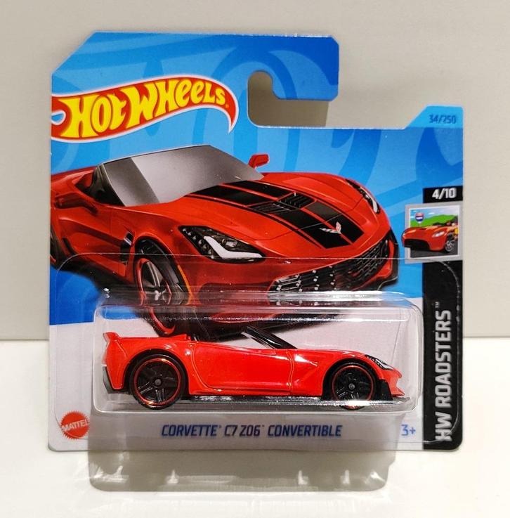 Hot Wheels Corvette C7 Z06 Convertible Roadster (2023), Hobby & Loisirs créatifs, Voitures miniatures | Échelles Autre, Enlèvement ou Envoi
