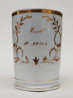 Belle tasse - porcelaine - inscription 'tout à vous' - 19ème, Enlèvement ou Envoi