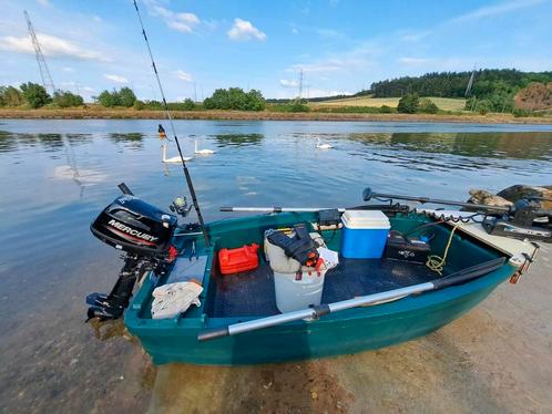 Barque peche FULL EQUIPEE, Watersport en Boten, Vis- en Consoleboten, Ophalen