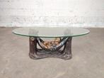 Salontafel met bronzen beeld, Huis en Inrichting, Ophalen, ., Zo goed als nieuw, .