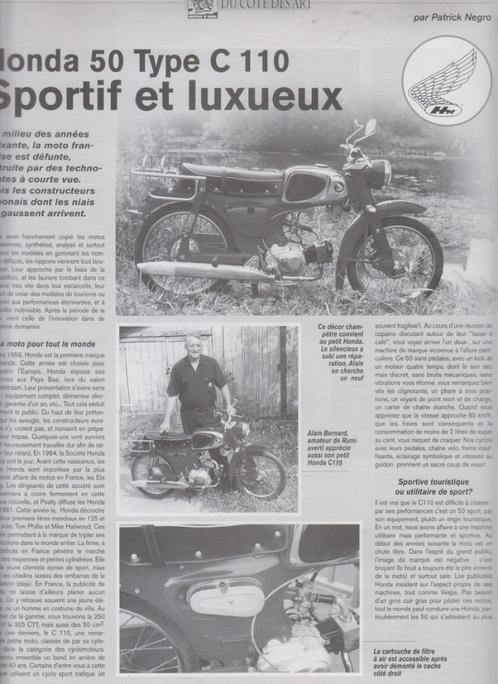 Bromfiets Honda C110 Collection Sportbromfiets, Boeken, Catalogussen en Folders, Verzenden