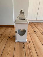 Kandelaar voor kaars, Huis en Inrichting, Woonaccessoires | Kandelaars en Kaarsen, Ophalen, Gebruikt, 25 tot 50 cm, Crème
