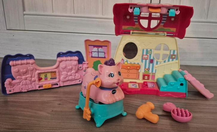 VTech Zoef Zoef Dieren Schoonheidssalon, Kinderen en Baby's, Speelgoed | Vtech, Zo goed als nieuw, Ophalen