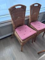 Rieten stoel met hoge rug, Huis en Inrichting, Stoelen, Ophalen