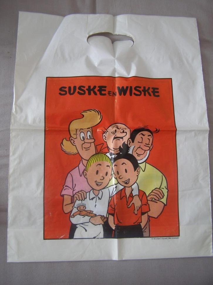 Suske en Wiske plastic zak 1994, Verzamelen, Stripfiguren, Gebruikt, Gebruiksvoorwerp, Suske en Wiske, Ophalen of Verzenden