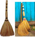 bezems van sorghum, Ophalen, Bezem of Borstel