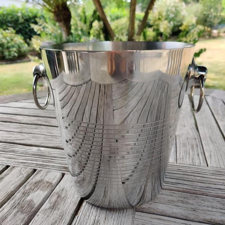 seau à glace à champagne/refroidisseur à vin/seau à glace, F, Collections, Vins, Champagne, Enlèvement ou Envoi