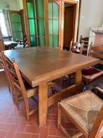 Uitschuifbare tafel, Huis en Inrichting, Tafels | Eettafels, 200 cm of meer, 50 tot 100 cm, Rechthoekig, Zo goed als nieuw
