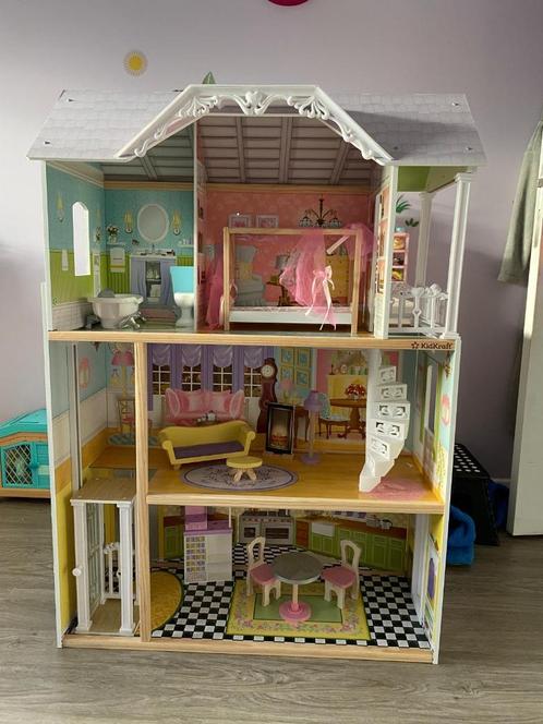 Kidkraft Poppenhuis Kaylee, Kinderen en Baby's, Speelgoed | Poppenhuizen, Zo goed als nieuw, Poppenhuis, Ophalen