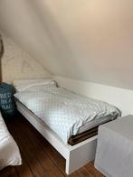 Bed Ikea met lattenbodem, Ophalen, 90 cm, Eenpersoons, Wit