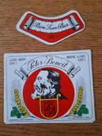 Bieretiket Peter Benoit brouwerij Leroy Boezinge, Verzamelen, Ophalen of Verzenden, Zo goed als nieuw