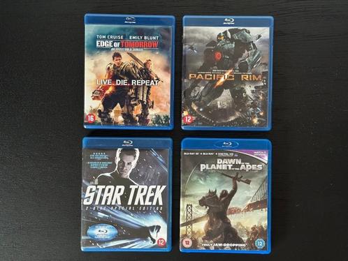 4 blu-ray actie/sci-fi films, CD & DVD, Blu-ray, Comme neuf, Action, Enlèvement ou Envoi