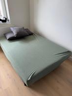 Zetelbed 2 personen, Huis en Inrichting, Slaapkamer | Slaapbanken, Ophalen, Zo goed als nieuw, Twijfelaar, 200 cm