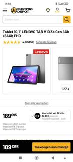 Lenovo Tablet, Nieuw, Ophalen of Verzenden
