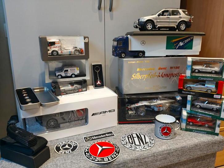Collectie Mercedes, Hobby & Loisirs créatifs, Voitures miniatures | 1:18, Enlèvement