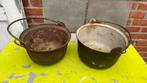 2 chaudrons - pot de fleur, Ophalen of Verzenden, Gebruikt